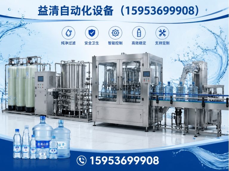 诸城市矿泉水设备展示图